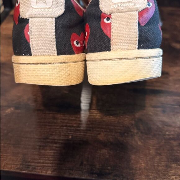 Converse‎ x Play Comme Des Garcons CDG Pro Low Hearts size 6.5 w/5m - Picture 9 of 11
